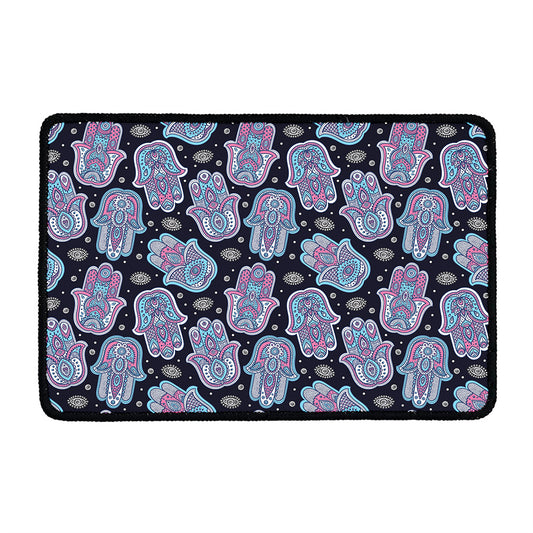 Boho Hamsa Pattern Print Kitchen Mat