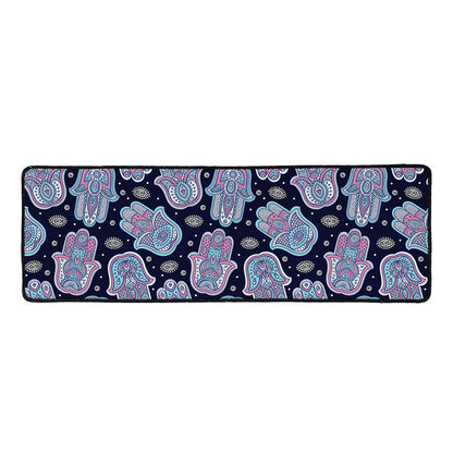 Boho Hamsa Pattern Print Long Kitchen Mat