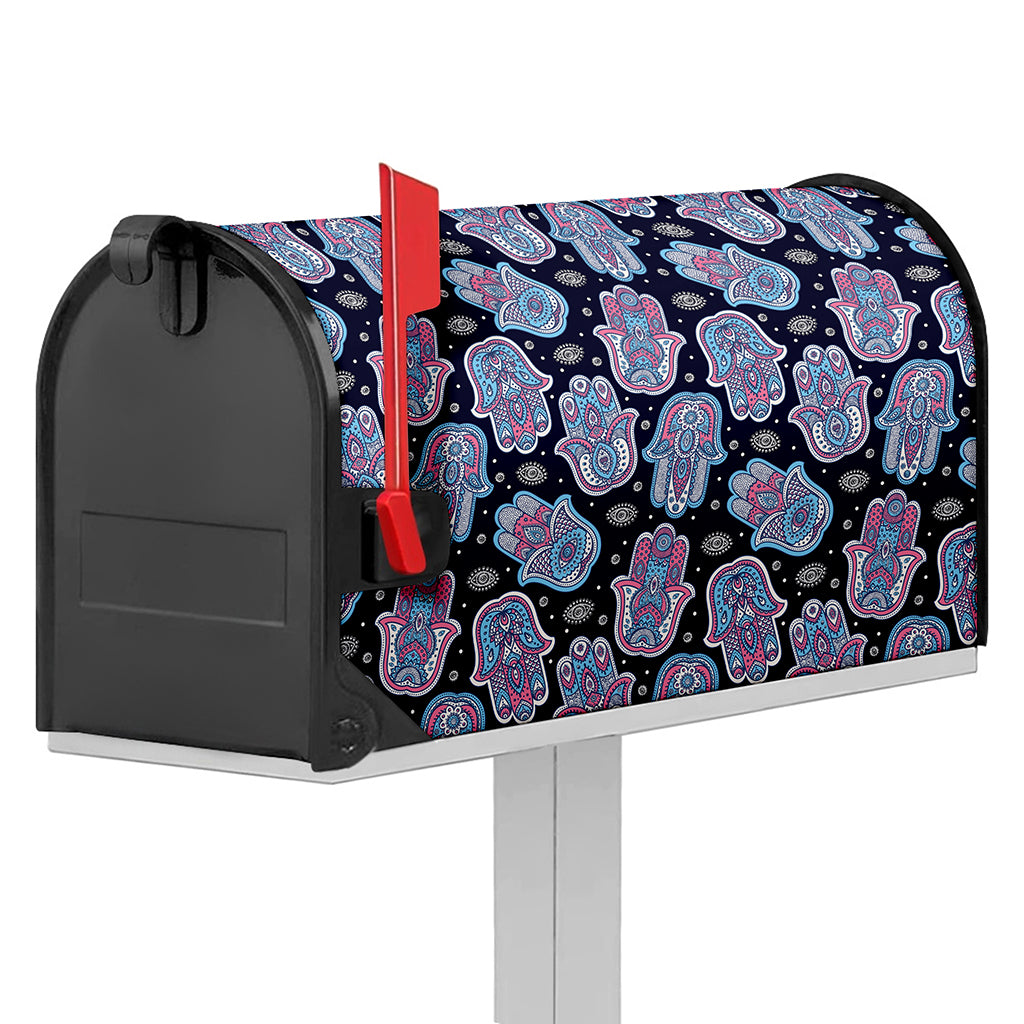 Boho Hamsa Pattern Print Mailbox Cover