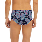 Boho Hamsa Pattern Print Men's Briefs