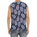 Boho Hamsa Pattern Print Men's Fitness Tank Top