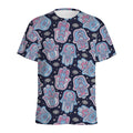 Boho Hamsa Pattern Print Men's Athletic T-Shirt
