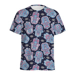 Boho Hamsa Pattern Print Men's Sports T-Shirt