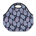 Boho Hamsa Pattern Print Neoprene Lunch Bag