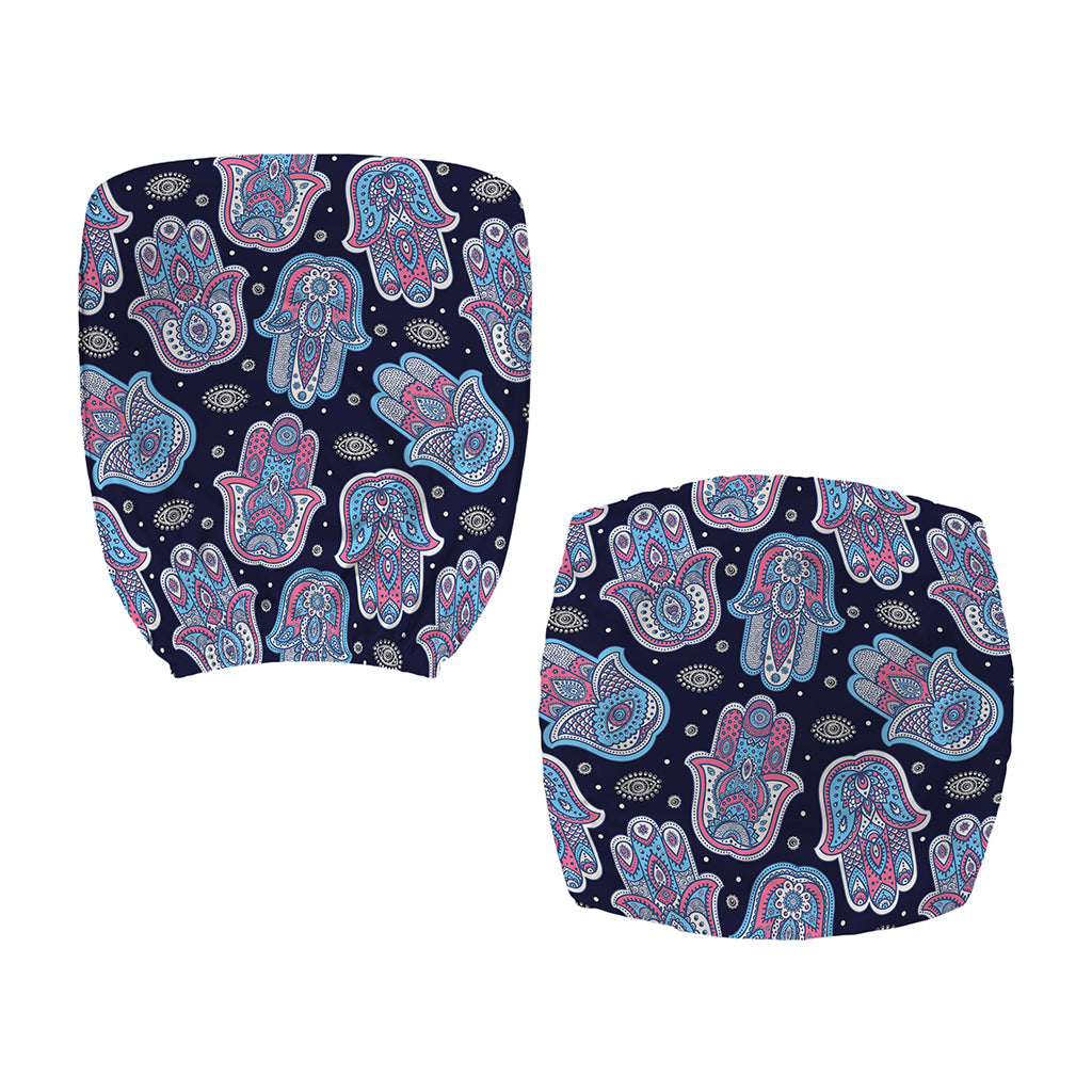 Boho Hamsa Pattern Print Office Chair Cover