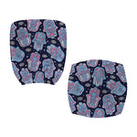 Boho Hamsa Pattern Print Office Chair Cover