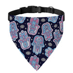 Boho Hamsa Pattern Print Over The Collar Dog Bandana