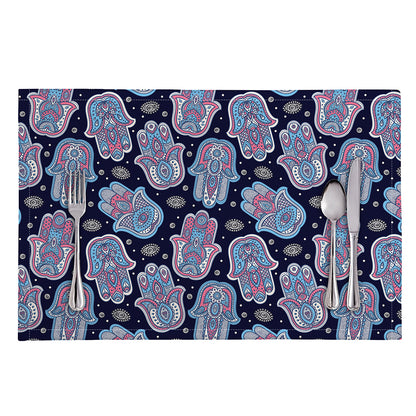 Boho Hamsa Pattern Print Placemat