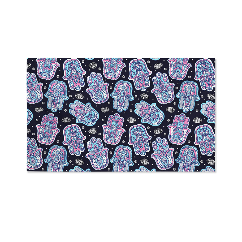 Boho Hamsa Pattern Print Polyester Flag