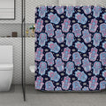 Boho Hamsa Pattern Print Polyester Shower Curtain