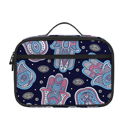 Boho Hamsa Pattern Print Portable Lunch Bag