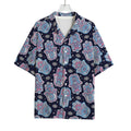 Boho Hamsa Pattern Print Rayon Hawaiian Shirt