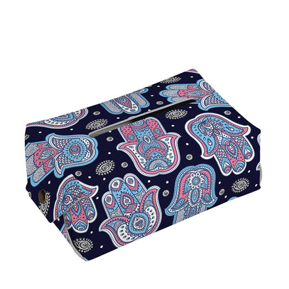 Boho Hamsa Pattern Print Rectangle Tissue Box Cover