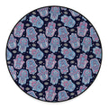 Boho Hamsa Pattern Print Round Floor Mat