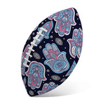 Boho Hamsa Pattern Print Rugby Ball
