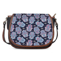 Boho Hamsa Pattern Print Saddle Bag