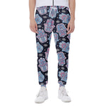 Boho Hamsa Pattern Print Scuba Joggers