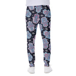 Boho Hamsa Pattern Print Scuba Joggers