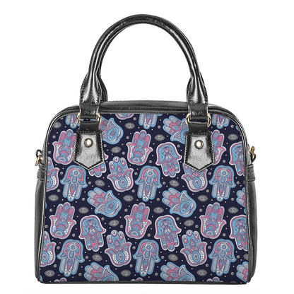 Boho Hamsa Pattern Print Shoulder Handbag