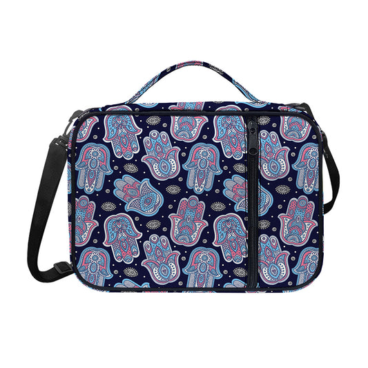 Boho Hamsa Pattern Print Shoulder Strap Bible Bag