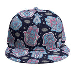 Boho Hamsa Pattern Print Snapback Cap