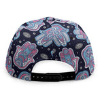Boho Hamsa Pattern Print Snapback Cap