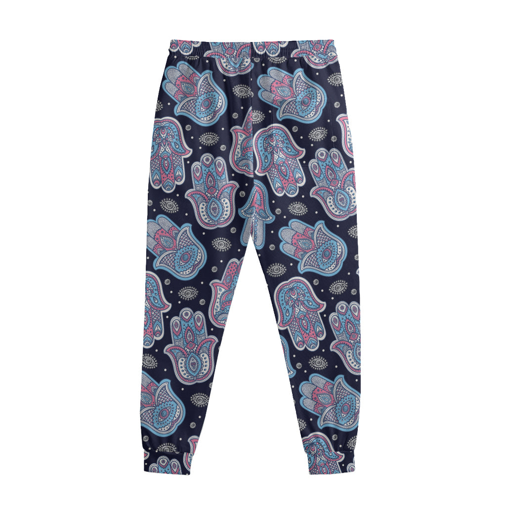Boho Hamsa Pattern Print Sweatpants