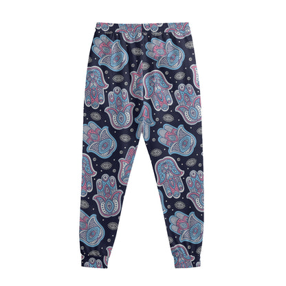 Boho Hamsa Pattern Print Sweatpants