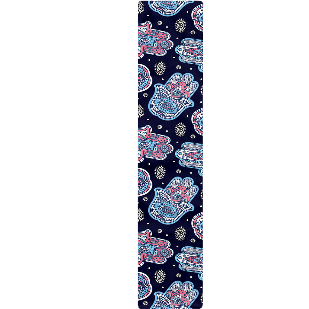 Boho Hamsa Pattern Print Table Runner