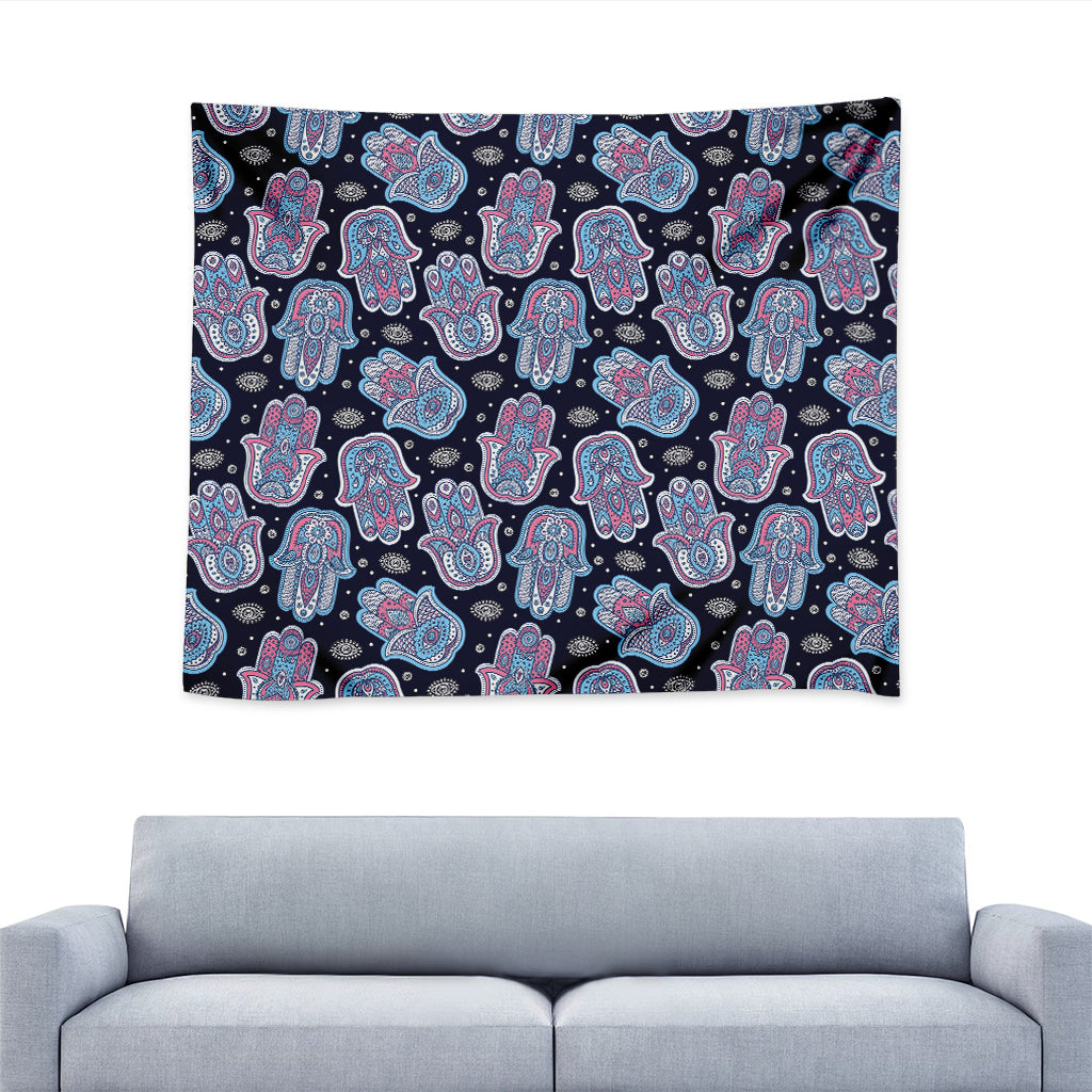 Boho Hamsa Pattern Print Tapestry