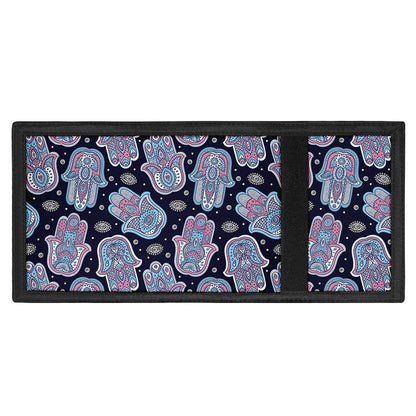 Boho Hamsa Pattern Print Trifold Wallet