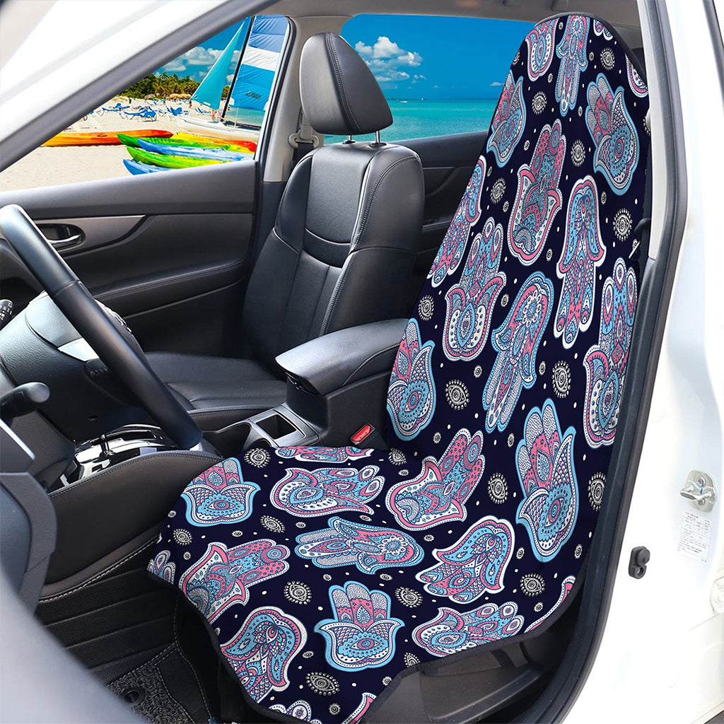 Boho Hamsa Pattern Print Waterproof Car Seat Cover
