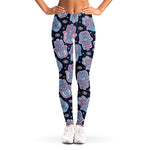 Boho Hamsa Pattern Print Women's Leggings