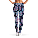 Boho Hamsa Pattern Print Women's Leggings