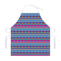 Boho Indian Lotus Pattern Print Adjustable Apron