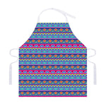 Boho Indian Lotus Pattern Print Adjustable Apron