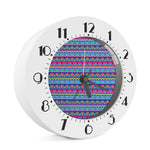 Boho Indian Lotus Pattern Print Alarm Clock