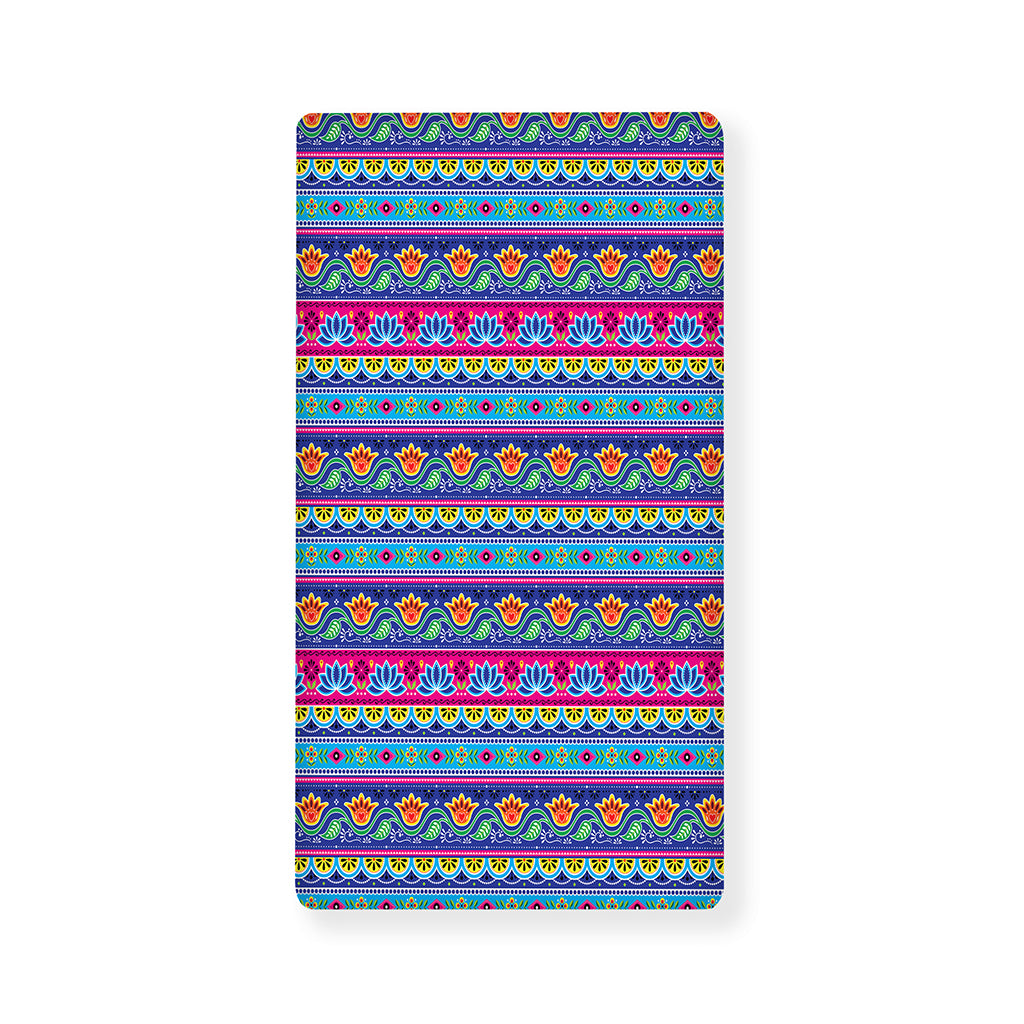 Boho Indian Lotus Pattern Print Baby Crib Sheet