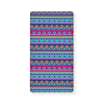 Boho Indian Lotus Pattern Print Baby Crib Sheet