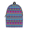 Boho Indian Lotus Pattern Print School Backpack