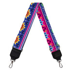 Boho Indian Lotus Pattern Print Bag Strap