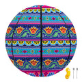Boho Indian Lotus Pattern Print Basketball