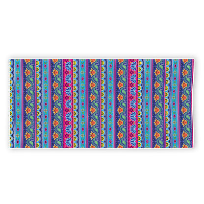 Boho Indian Lotus Pattern Print Beach Towel