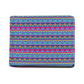 Boho Indian Lotus Pattern Print Bifold Wallet