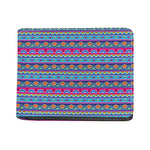 Boho Indian Lotus Pattern Print Bifold Wallet