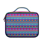 Boho Indian Lotus Pattern Print Briefcase Bible Bag