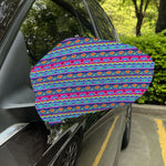 Boho Indian Lotus Pattern Print Car Side Mirror Covers