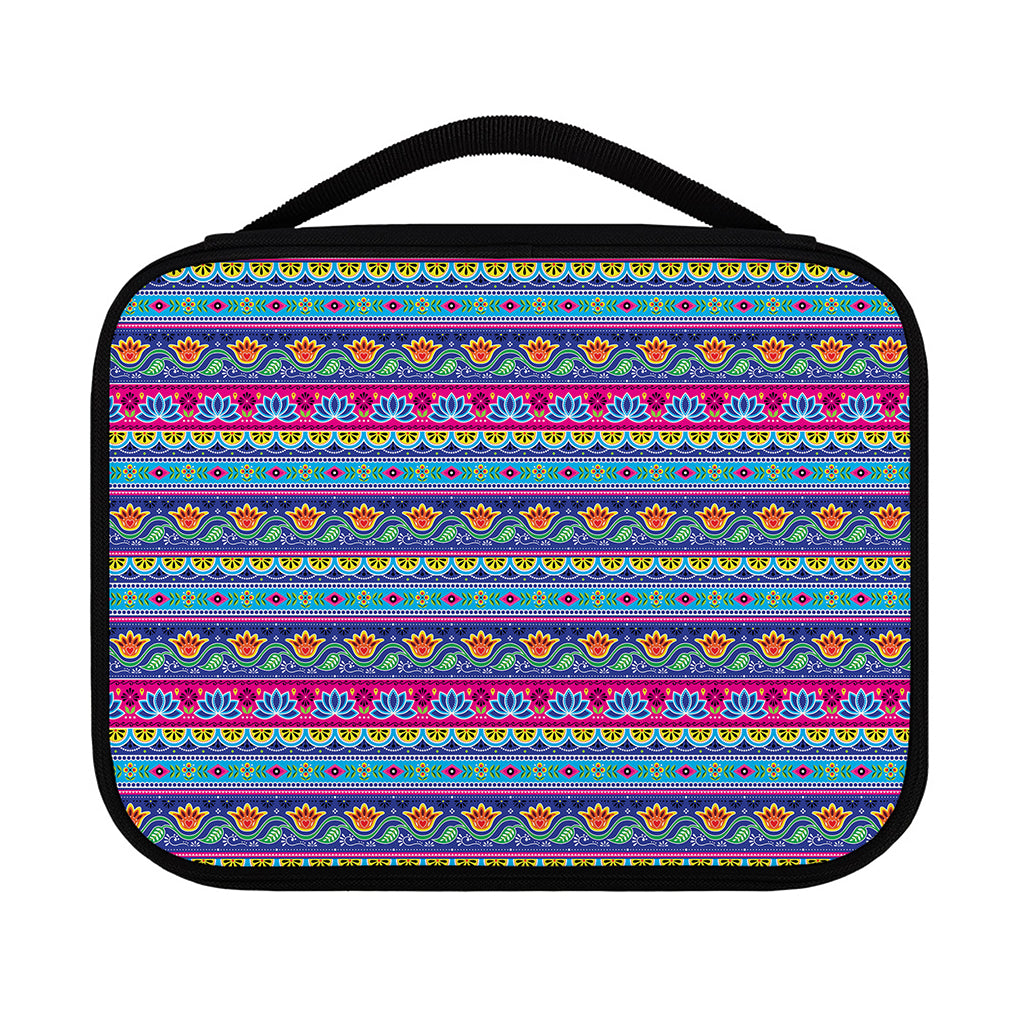 Boho Indian Lotus Pattern Print Classic Bible Case