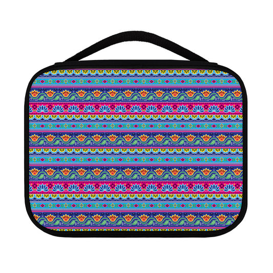 Boho Indian Lotus Pattern Print Classic Bible Case