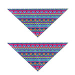 Boho Indian Lotus Pattern Print Dog Bandana